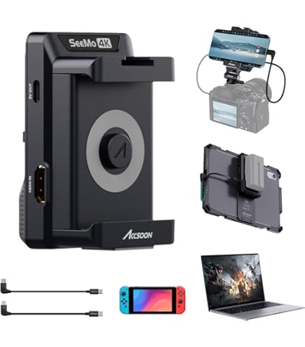 Amazon.co.jp: 【Accsoon公式ストア】Accsoon SeeMo 4K HDMI ビデオ